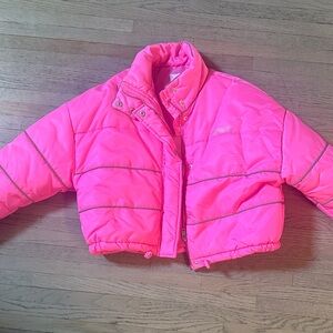 I.AM.GIA Neon Pink Bomber Jacket